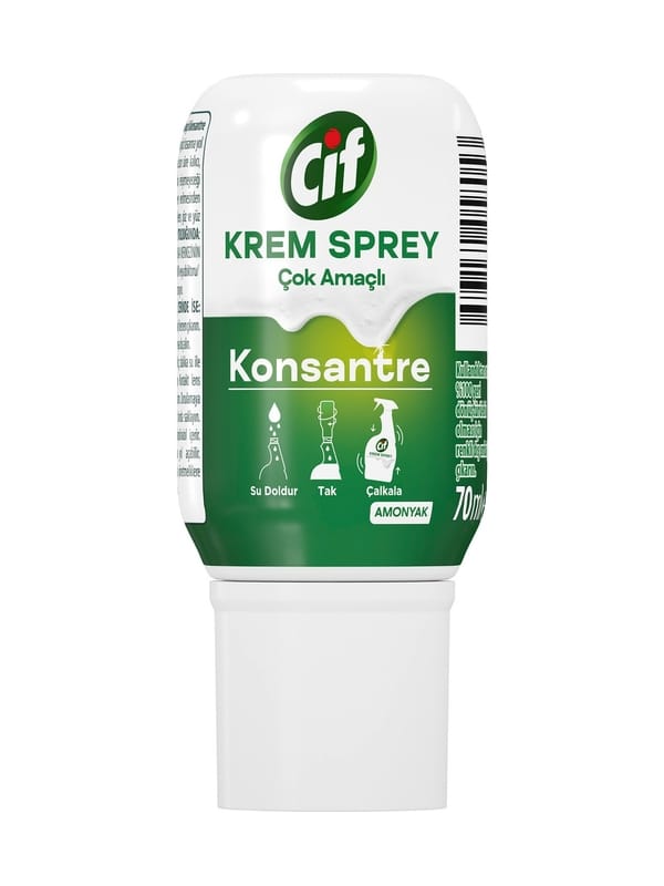 Cif Krem Sprey Çok Amaçlı Konsantre Amonyak 70 ml