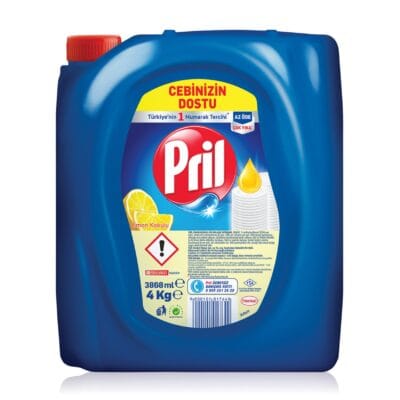 Pril Limon Kokulu Sıvı Bulaşık Deterjanı 4 KG İhtiyaçlarını uygun fiyatla karşıla Pril Limon Kokulu Sıvı Bulaşık Deterjanı 4 KG
