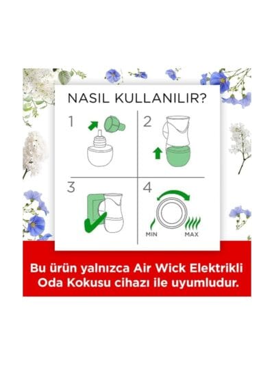 Air Wick Elektrikli Oda Kokusu Esansiyel Yağlar Cihaz + Yedek Şişe Temizliğin Esintisi