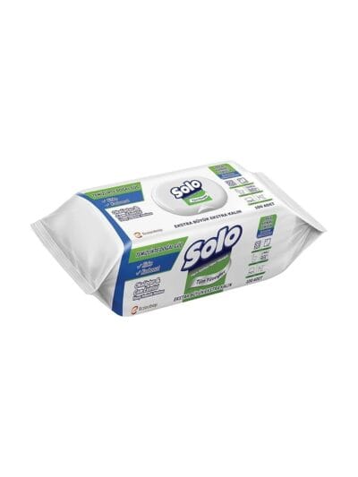 SOLO Yüzey Temizleme Mendili Doğal Güç Okaliptus & Çam, 100 Yaprak