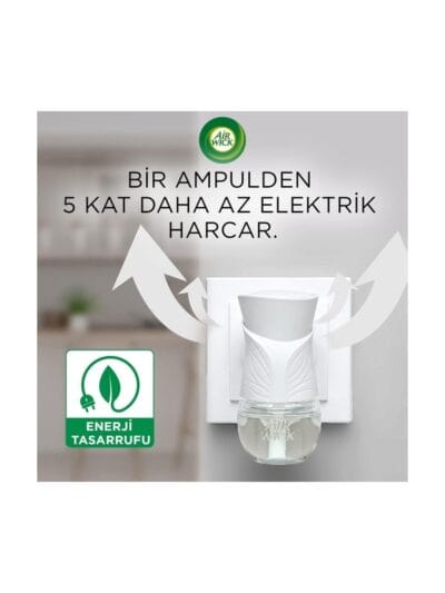Air Wick Elektrikli Oda Kokusu Esansiyel Yağlar Cihaz + Yedek Şişe Temizliğin Esintisi