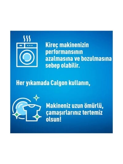 Calgon Power Kir, Pas, Kireç ve Koku Önleyici 4'ü 1 Arada Ultra Konsantre Toz 250 g