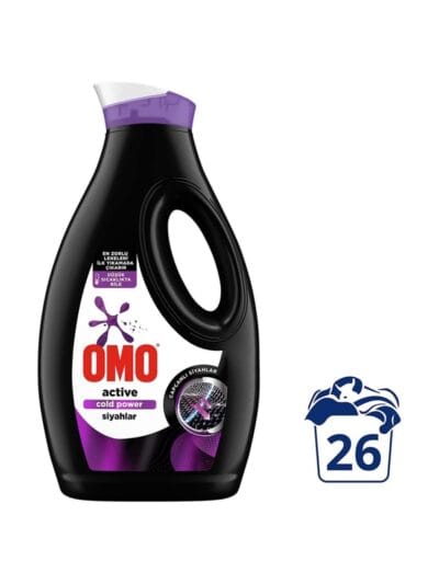 Omo Active Cold Power Siyahlar İçin Sıvı Çamaşır Deterjanı 1690 ml