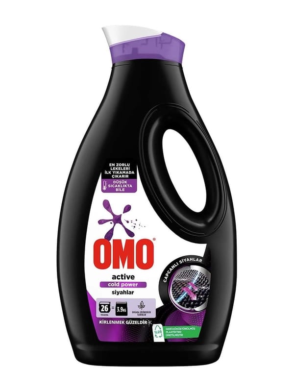 Omo Active Cold Power Siyahlar İçin Sıvı Çamaşır Deterjanı 1690 ml