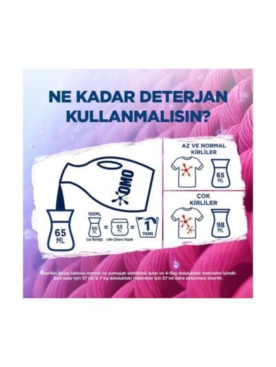 Omo Sıvı Active Fresh Cold Power Renkliler İçin Çamaşır Deterjanı 1690 ml