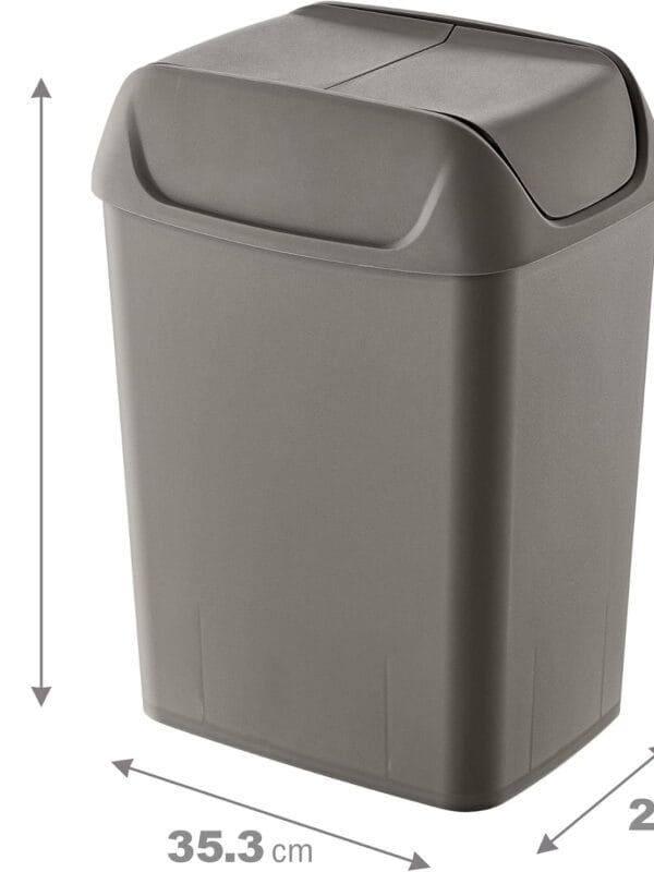Smartware Svingi Çöp Kutusu 20 LT Terra - BEJ, Çok Amaçlı Çöp Kutusu
