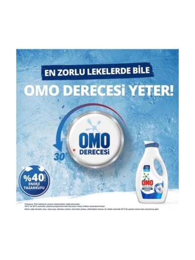 Omo Active Fresh Cold Power Beyazlar İçin Sıvı Çamaşır Deterjanı 1690 ml
