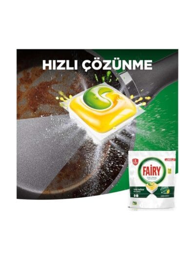 Fairy 70'li Bulaşık Makinası Tableti Hepsi Bir Arada
