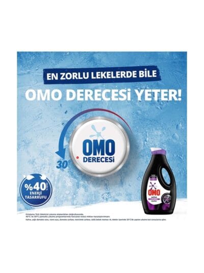 Omo Active Cold Power Siyahlar İçin Sıvı Çamaşır Deterjanı 1690 ml