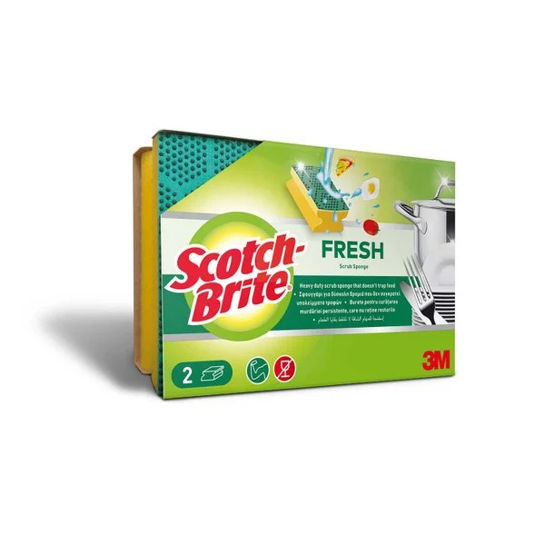 Scotch-Brite Fresh Tırnak Koruyuculu 2'li Sünger