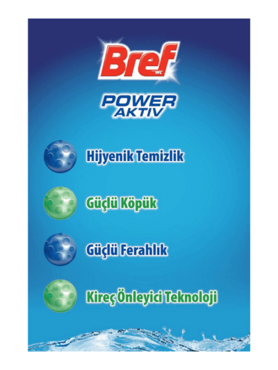 Bref WC Power Activ 4'lü Klozet Bloğu