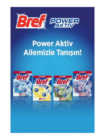 Bref WC Power Activ 4'lü Klozet Bloğu