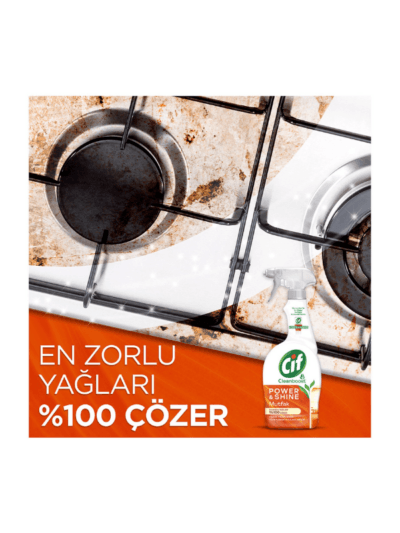 Cif Power Shine Cleanboost Mutfak İçin Temizleyici ve Yağ Çözücü 750 ML