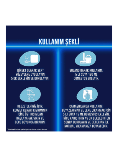 Domestos Çamaşır Suyu Ultra Beyaz 3240 ML