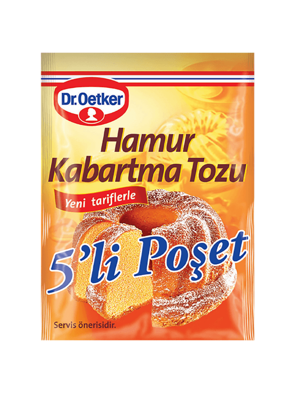 Dr.Oetker Hamur Kabartma Tozu 5'li Paket 50 G