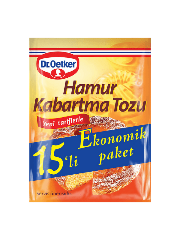 Dr.Oetker Hamur Kabartma Tozu 15'li Paket 150 G