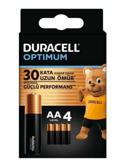 Duracell Optimum AA Pil (4'lü paket)