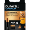 Duracell Optimum AAA Pil (4'lü paket)