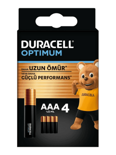 Duracell Optimum AAA Pil (4'lü paket)