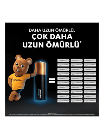 Duracell Optimum AA Pil (4'lü paket)
