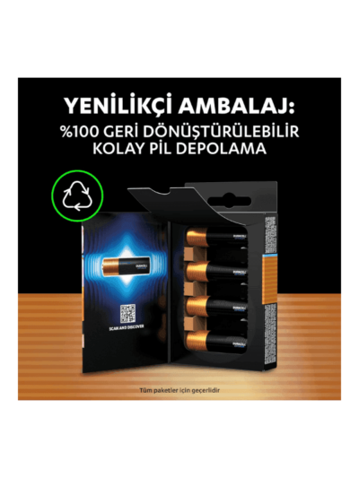Duracell Optimum AA Pil (4'lü paket)