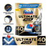 Finish Ultimate Plus Bulaşık Deterjanı, 40 Tablet