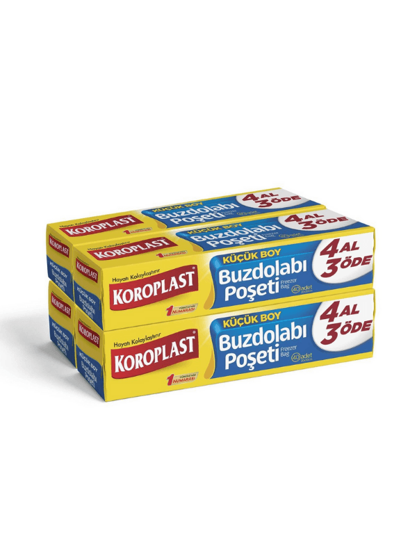 Koroplast Buzdolabı Poşeti Küçük Boy 160'lı 4 Al 3 Öde