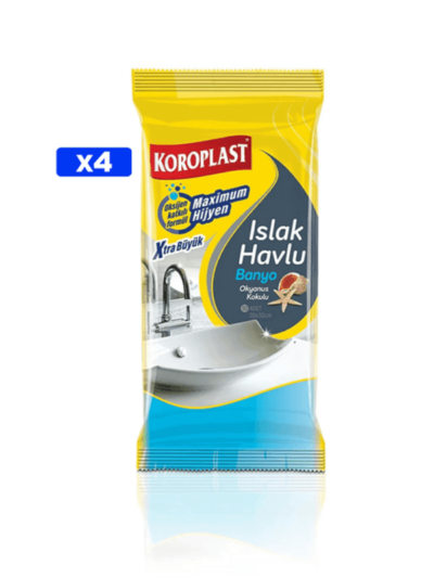 Koroplast Islak Havlu Banyo 4 adet